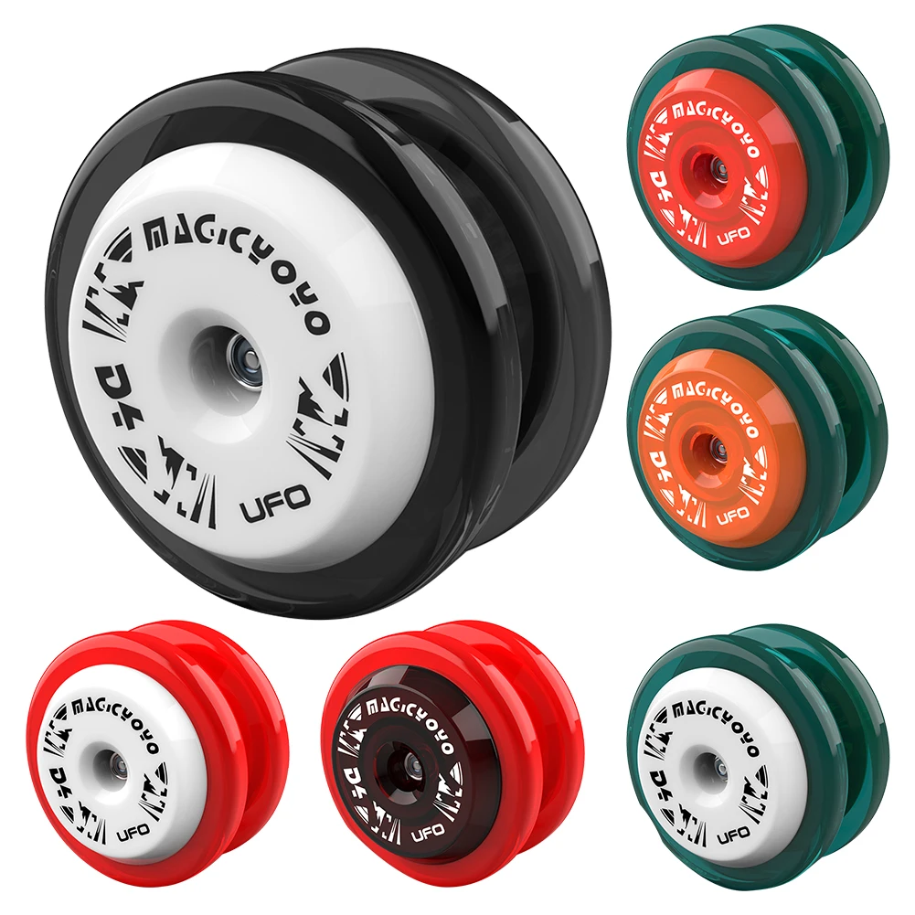 D4 UFO Responsive YOYO Auto Return with Rope String Bearing Trick ABS Plastic YoYo Ball Professional Looping Yo Yo for Beginner