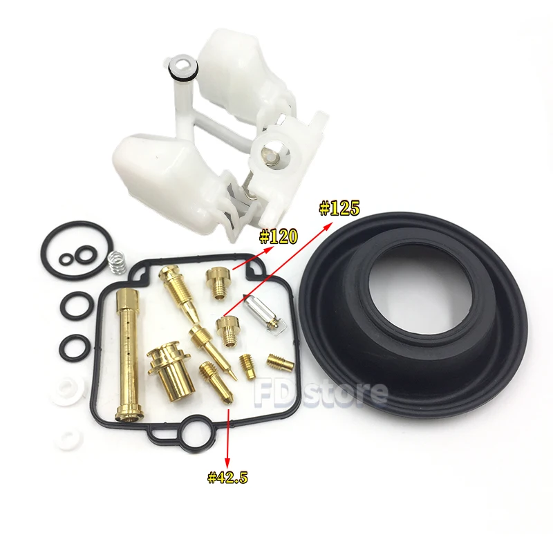 

Carburetor Repair Carb Rebuild Kit for Suzuki DR350 DR350SE 1994-1999 Motorbike Replacement Parts