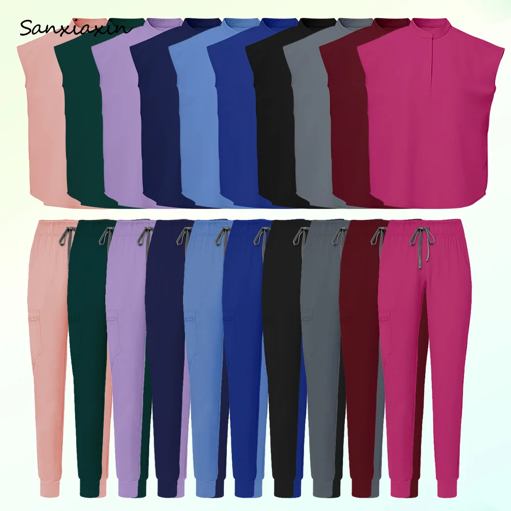 

Модная рабочая одежда для больниц и врачей, женская клиническая хирургическая униформа, медицинские скрабы, униформа, аксессуары для медсестер, стоматологическая спецодежда