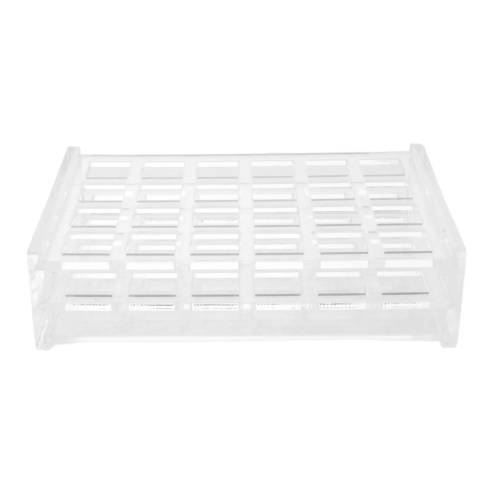 24 Position 10Mm Cuvette Rack Laboratory Test Tube Storage Organizer Clear Plastic Stand Chemistry Biology Research Holder