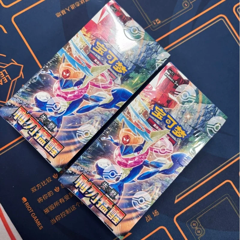 

Новинка! Оригинальный бустер-пак PKM PTCG Scarlet&Violet Series 15.0: Коллекционная карта-сюрприз Greninja для декора и подарков