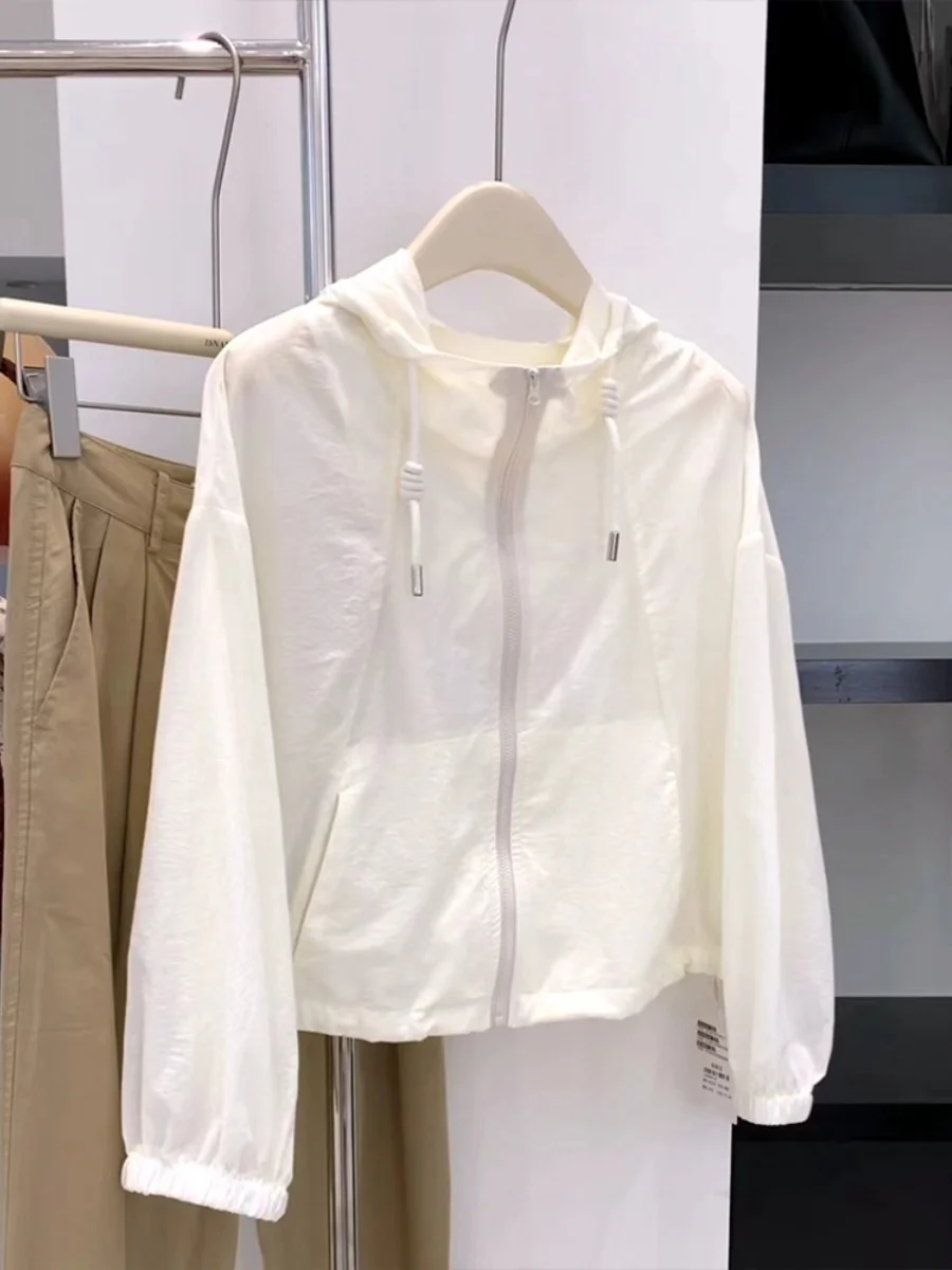 

Модная летняя легкая свободная женская тонкая верхняя одежда с защитой от солнца, дизайн-сенсация