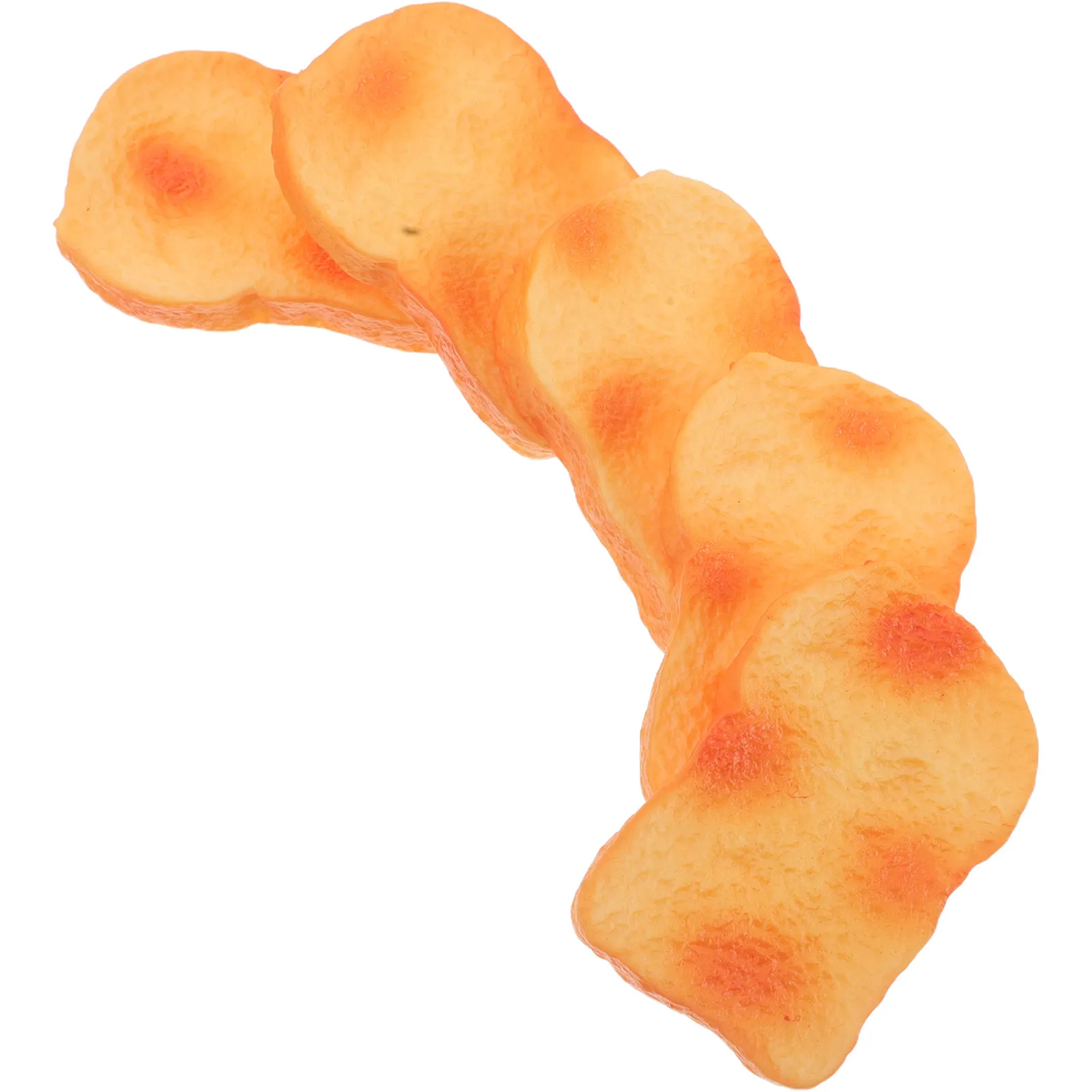 

10 шт. миниатюрных пластиковых ломтиков хлеба, реалистичные искусственные тосты для игровых домиков, декор для кукольных домиков, имитация выпечки