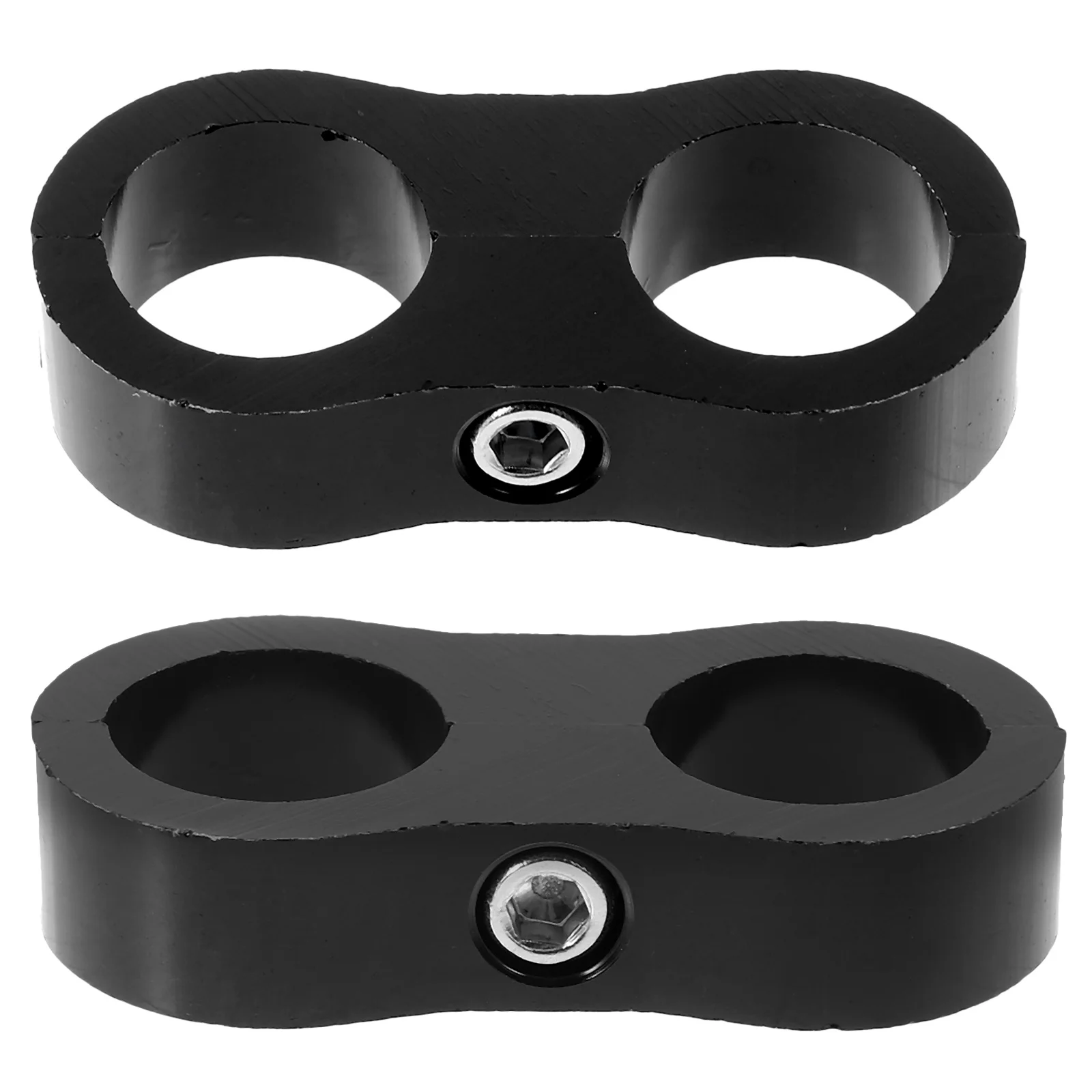 

2Pcs Hose Separator Clamp 20Mm Heavy Duty Aluminum Brake Line Clamp for Oil Fuel Water Hose Protection Brake Line Clips