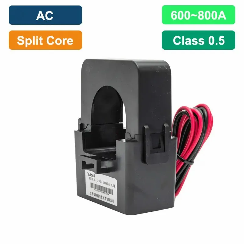 Acrel 700A 1A Dia.50mm Split Core Current Transformer Sensor AC Open Type CT AKH K/K-50 High Accuracy Frequency Open Loop Clamp