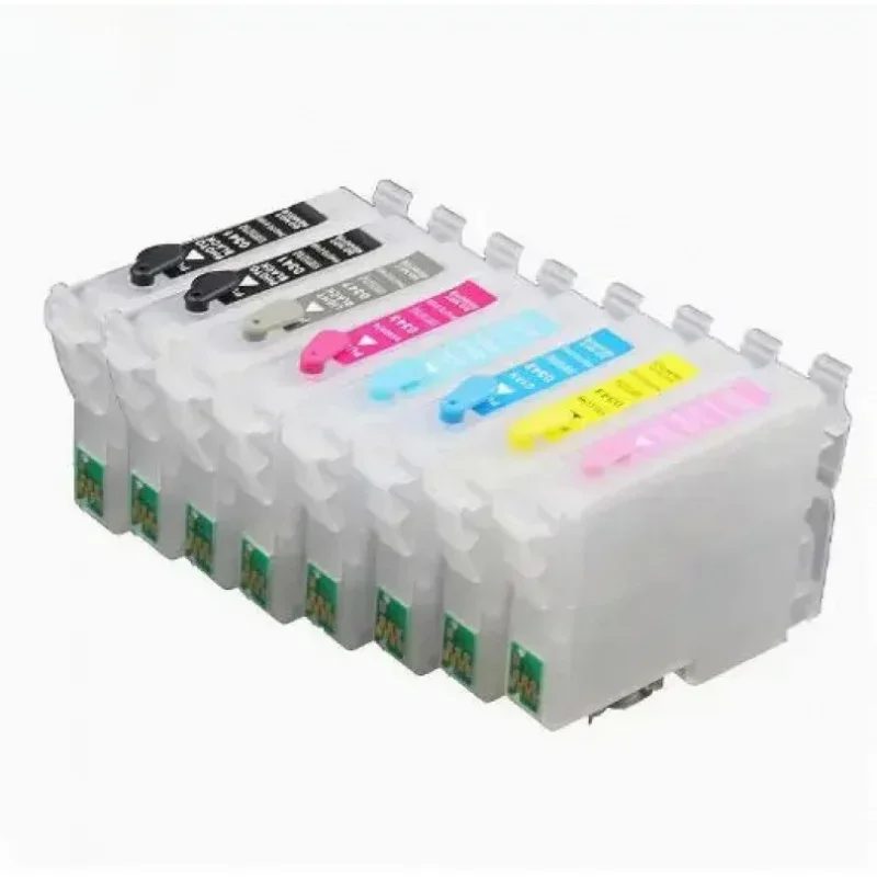 

Refillable Ink Cartridge for Epson T034 T0341-T0347 for Epson Stylus Photo 2100 2200 R2200 Printer with Chip