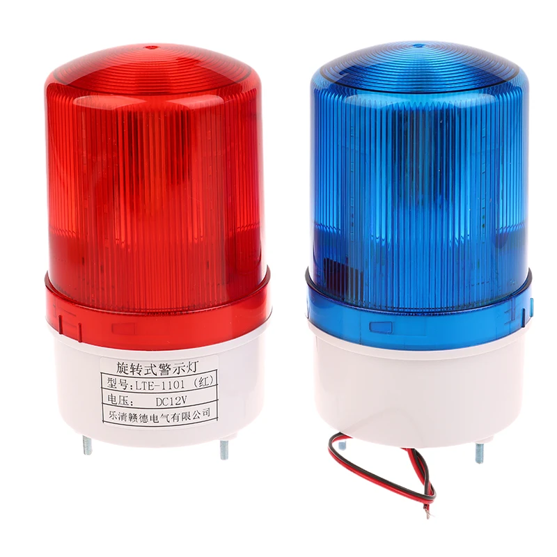 1 pièce clignotant alarme de sécurité 220V LTE-1101J 12V LED Signal stroboscopique avertissement Buzzer lampe indicateur sonore