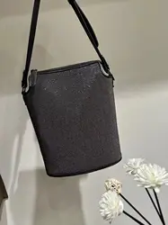 Exquisite trimming genuine leather high quality handbag