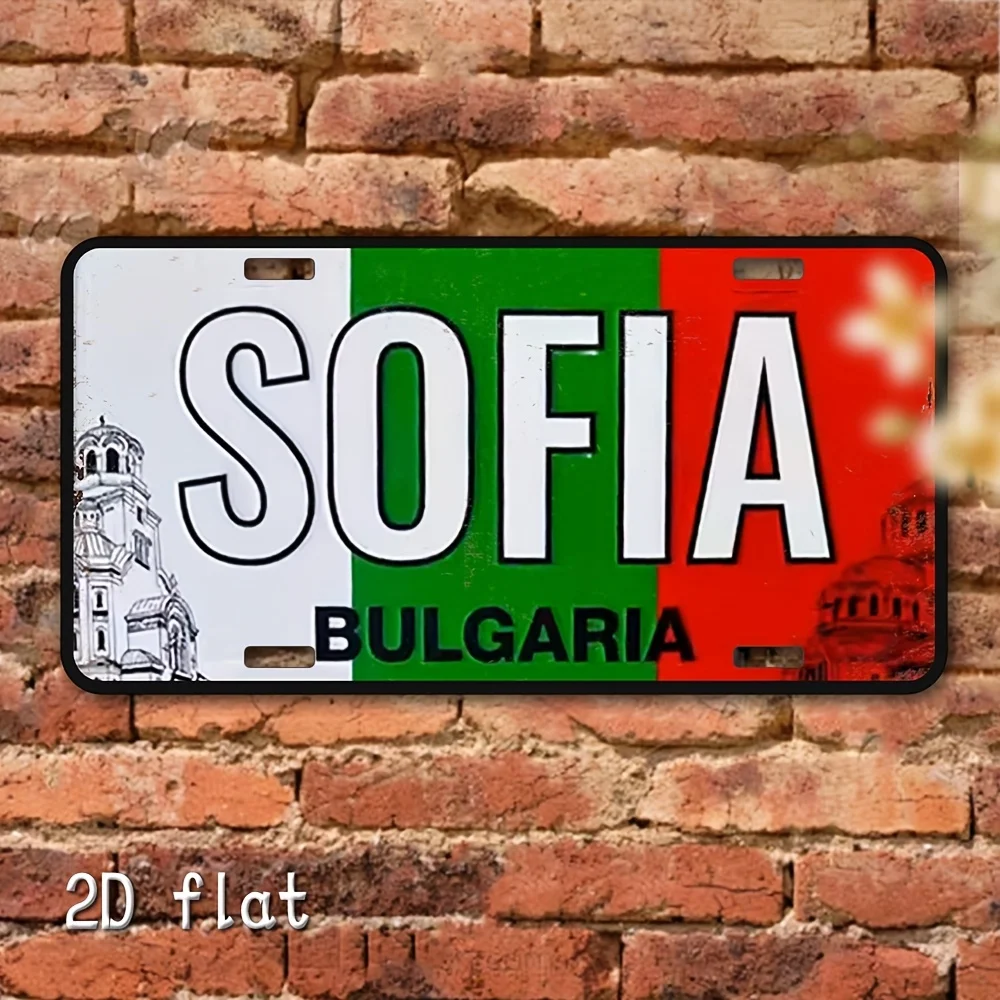 15.24x30.48cm Vintage Metal Sign - 