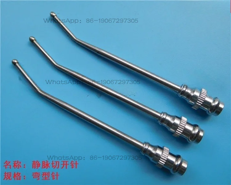 Suitable for Microsurgical Instruments Phlebotomy Needle Percutaneous Puncture Needle 3.0 Straight/3.0 Curve