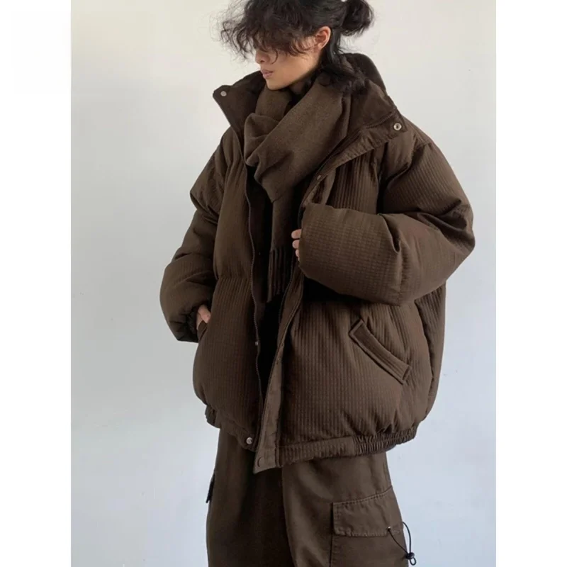 

Новинка 2025, мужская теплая хлопковая куртка Thiened, зимняя спортивная повседневная модная брендовая верхняя одежда, пальто с длинной молнией све