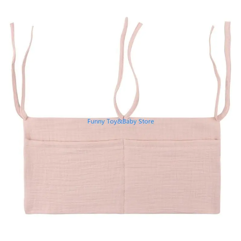 حقيبة معلقة لتنظيم سرير الأطفال تستخدم كمنظم للسرير وجيب للتخزين C90B #5