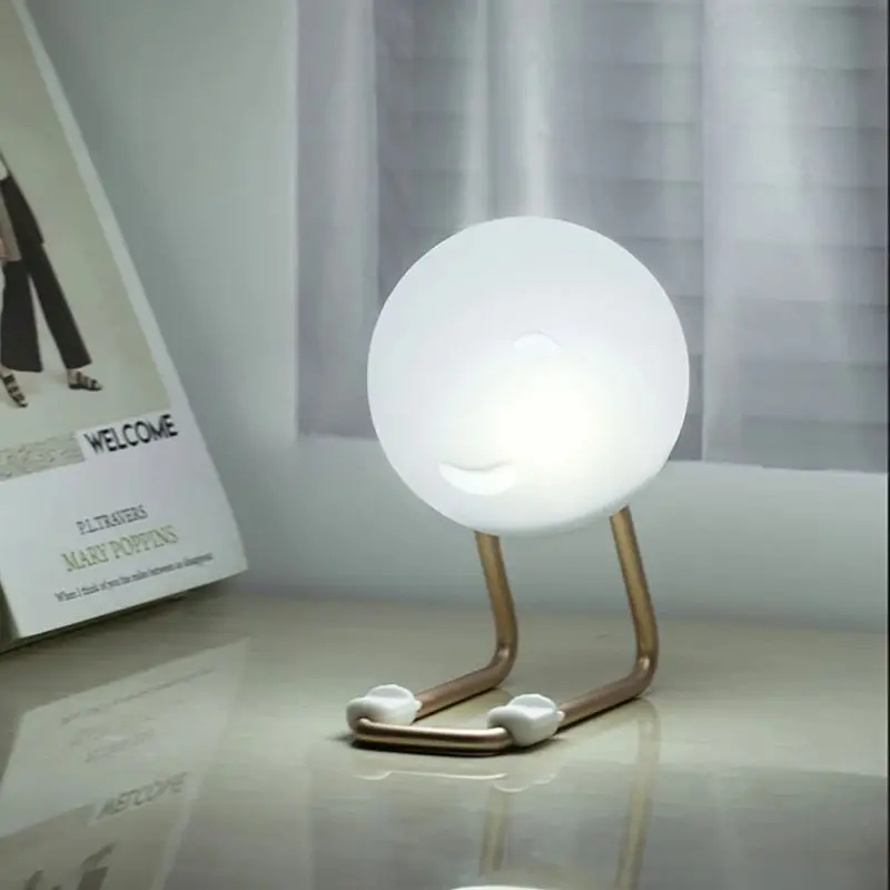 1 pz Silicone LED luce notturna lampada di ricarica USB per la casa multifunzionale supporto per telefono cellulare camera da letto regalo luce bianca/gialla