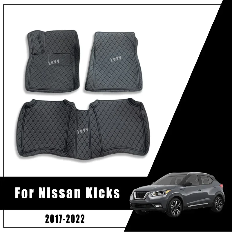 

Trunk Carpets For Nissan Kicks 2022 2021 2020 2019 2018 2017 Car Floor Mats Interiors Parts Accessories Waterproof Foot Covers