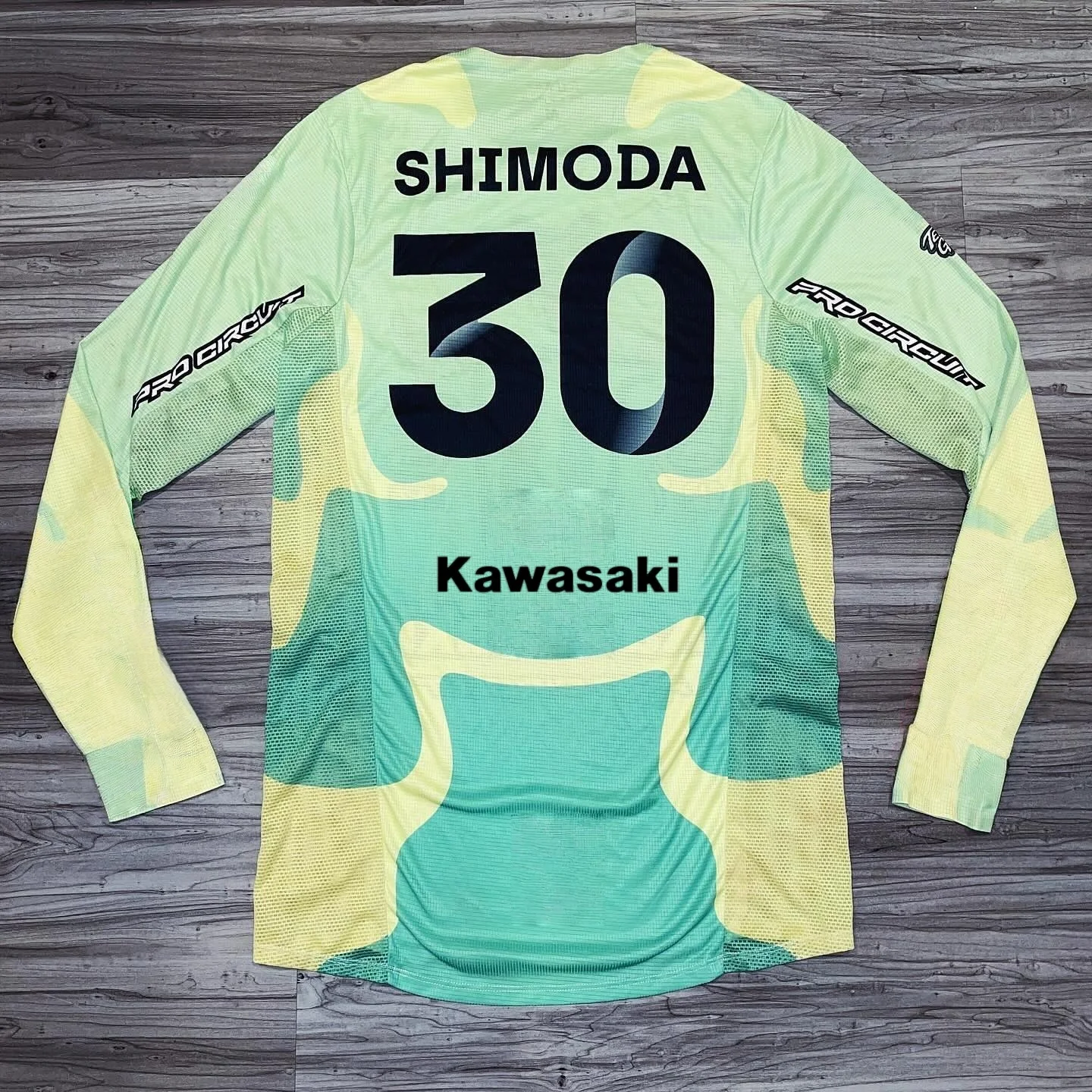 

2025 Super Motocross Kawasaki #30 Jo Shimoda Jersey Men Women's 3D Ptint Oversized Breathable Quick Drying Long Slevee T-shirt