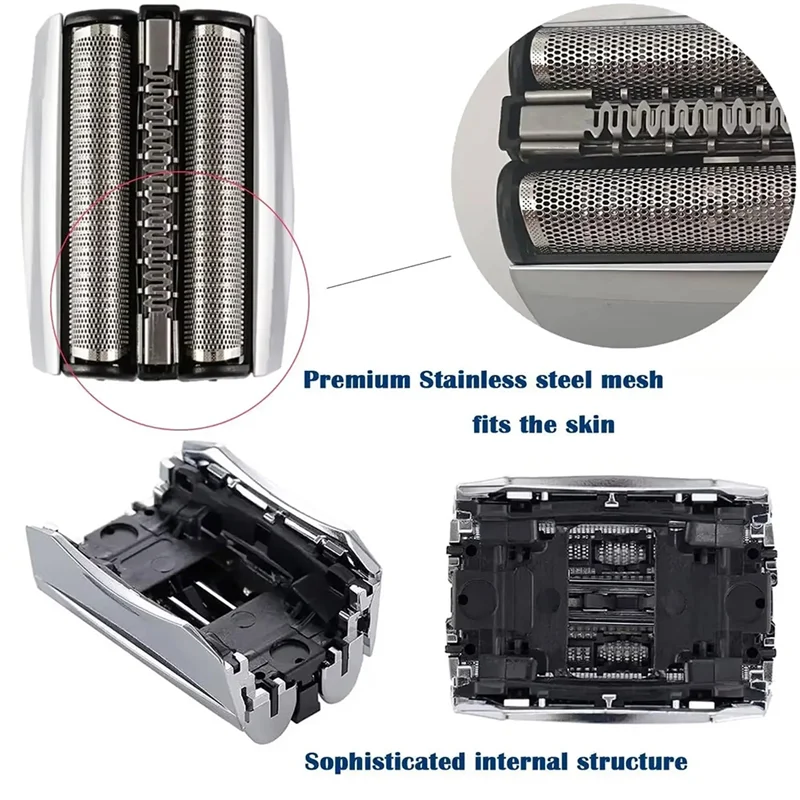 رأس بديل ABBK-Braun Series 8 83M لنماذج ماكينة الحلاقة الكهربائية S8 8320S، 8325S، 8330S، 8340S، 8350S، 8345S، 8360Cc، 8365Cc #4