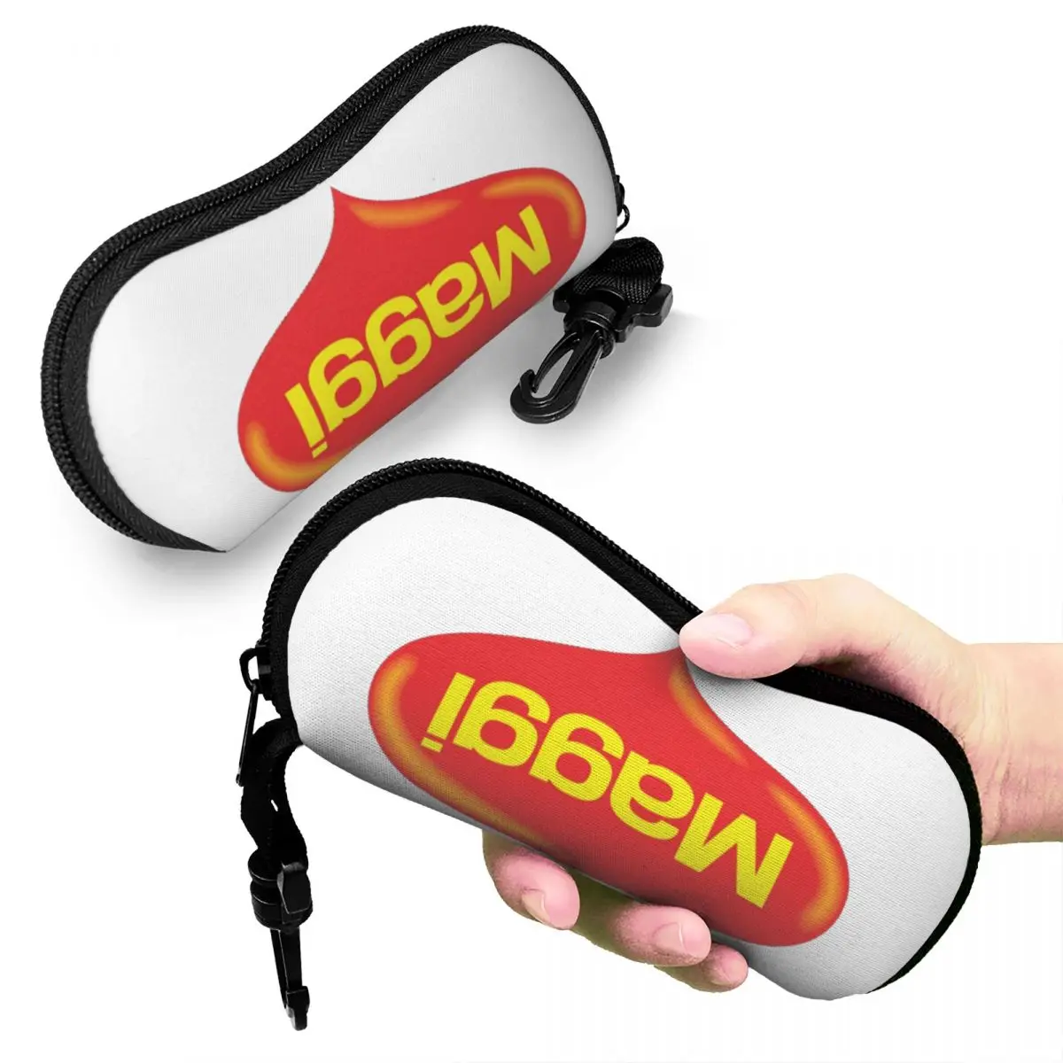 

Lifetime Maggi Shell Glasses Case Portable Sunglasses Box Women Men Soft Eyeglass Bag Pouch