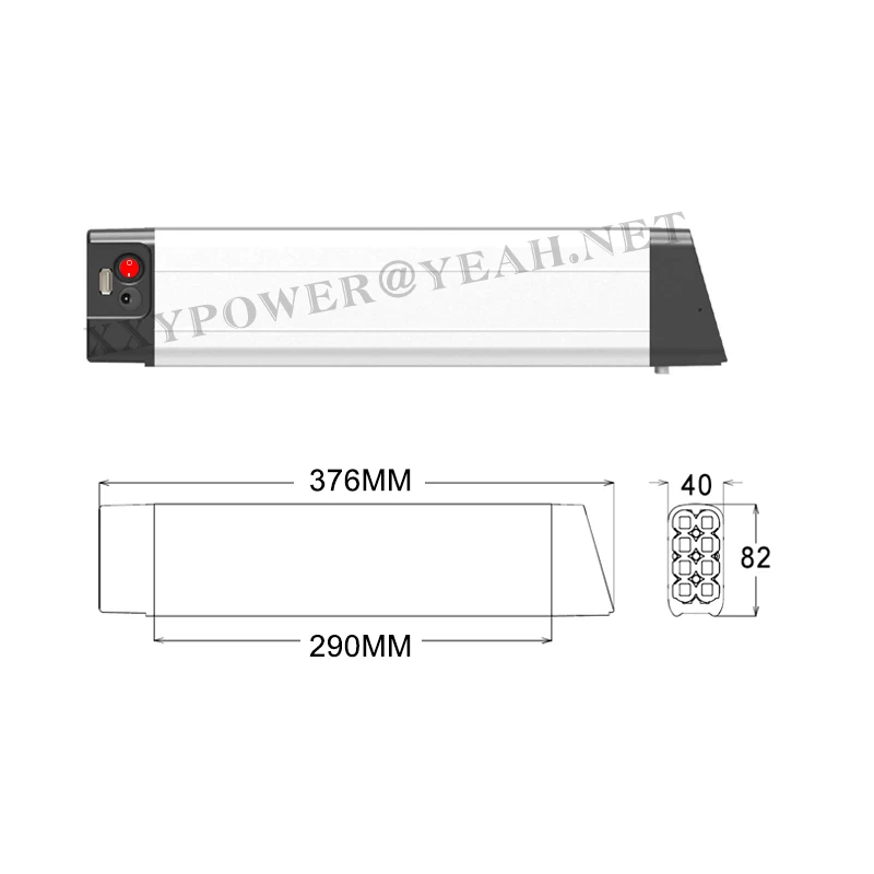 Zundapp-Z101 Electric Bike Lithium Battery, 36V, 10.5Ah, 8Ah, 9.6Ah, Original Battery Pack, EU Warehouse