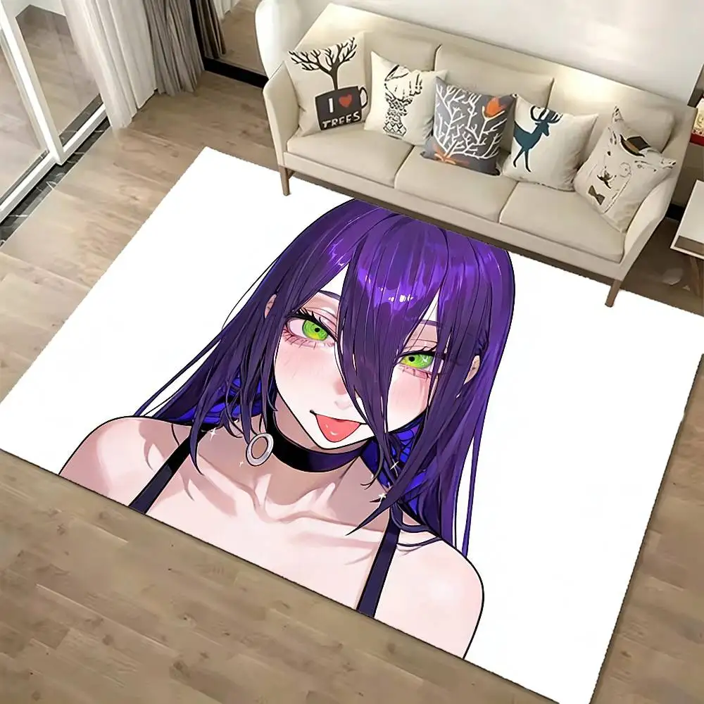 C-Chainsaw Man Reze Arc Floor Mat Bathroom Absorbent Mat Simple Door Dirt-resistant Mat Home Kitchen Mat