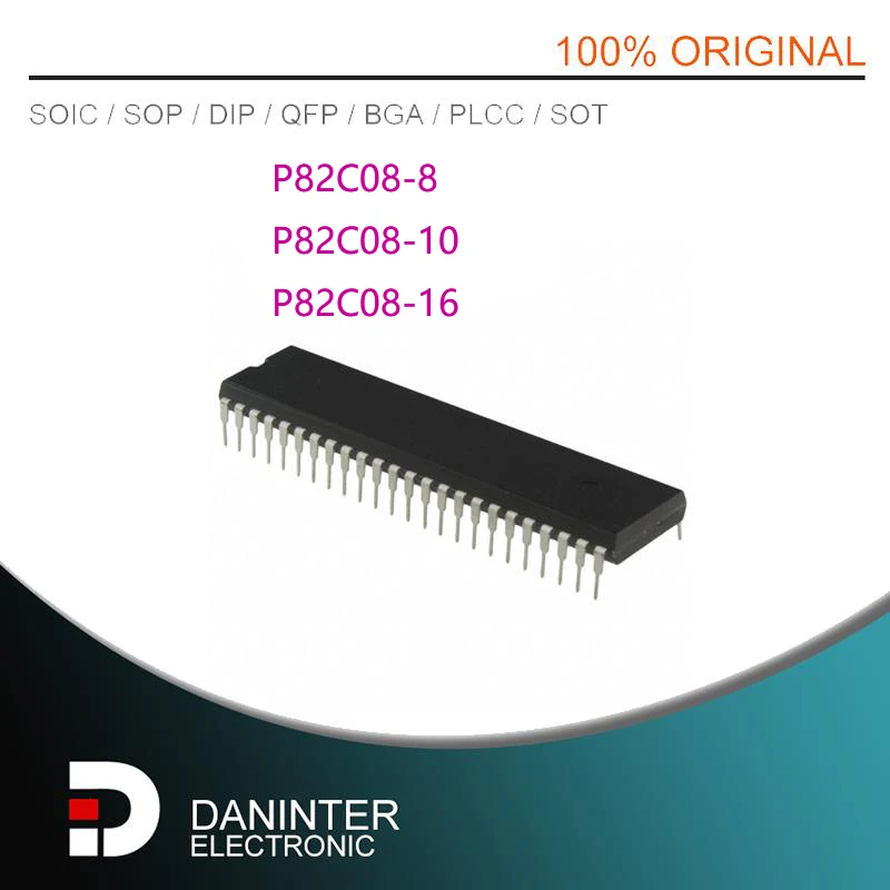 NEW 2PCS/LOT   P82C08-8  P82C08-10  P82C08  P82C08-16 DIP48