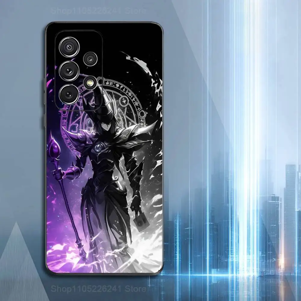 لعبة Y-Yu G-Gi O-Oh Cool لهاتف Samsung S9,S10,S20,S10,S21,S25,S24,S23,Ultra,FE,Plus,Lite,Soft Silicone Black Case