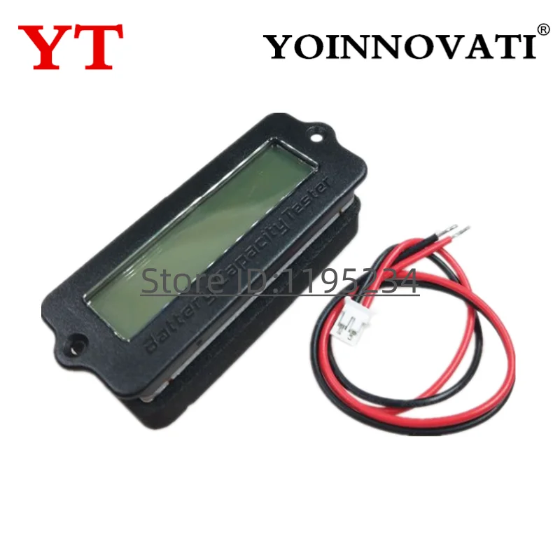 12/24/36/48V LY6W Lead Acid Battery Capacity Indicator Blue LCD Digit Display Meter Lithium Battery Power Level Detector Tester