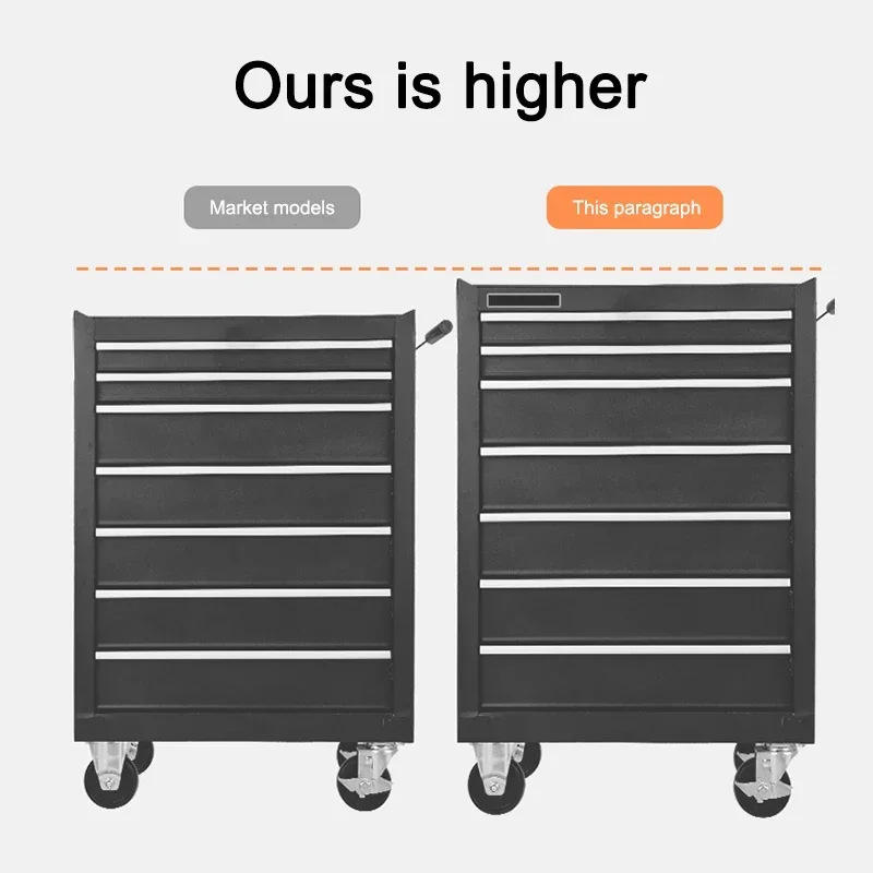 Upgrade Auto Repair Tool Cart 57 Drawers Hardware Toolbox Multifunctional Repair Tool Cart Car Room Tool Cabinet