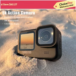Action Camera 5K 4K bicycle camera Electronic Stabilizer Action cam WiFi Sport camera Helmet Video Recording Cameras for go pro