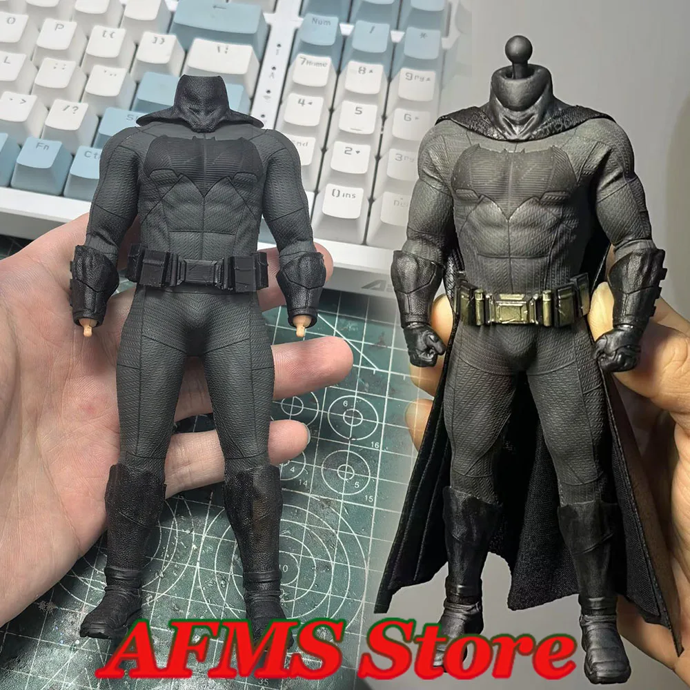 1/12 Scale Collectible Figure Batman Boots Superhero Night Messenger Black Solid Shoes Fit 6Inch VT GW Acton Figure Men Soldier