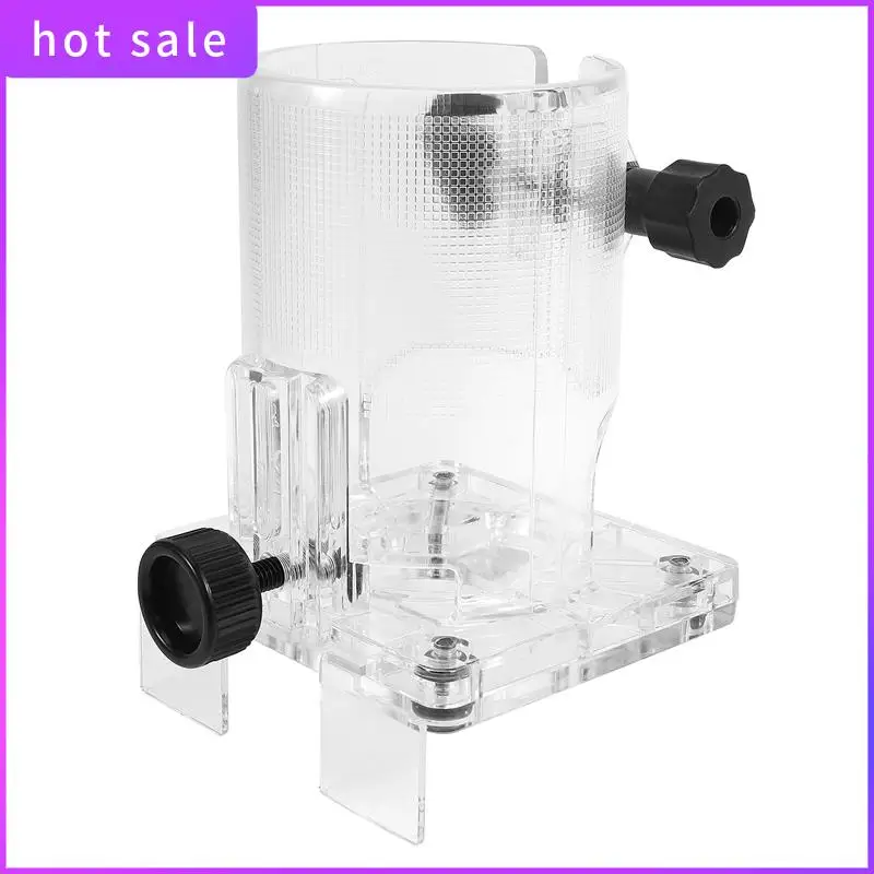

HGSW-3X Woodworking Trimmer Accessories Hard Plastic Base Shield With 2 Knobs For 3703 Electric Trimming Machine