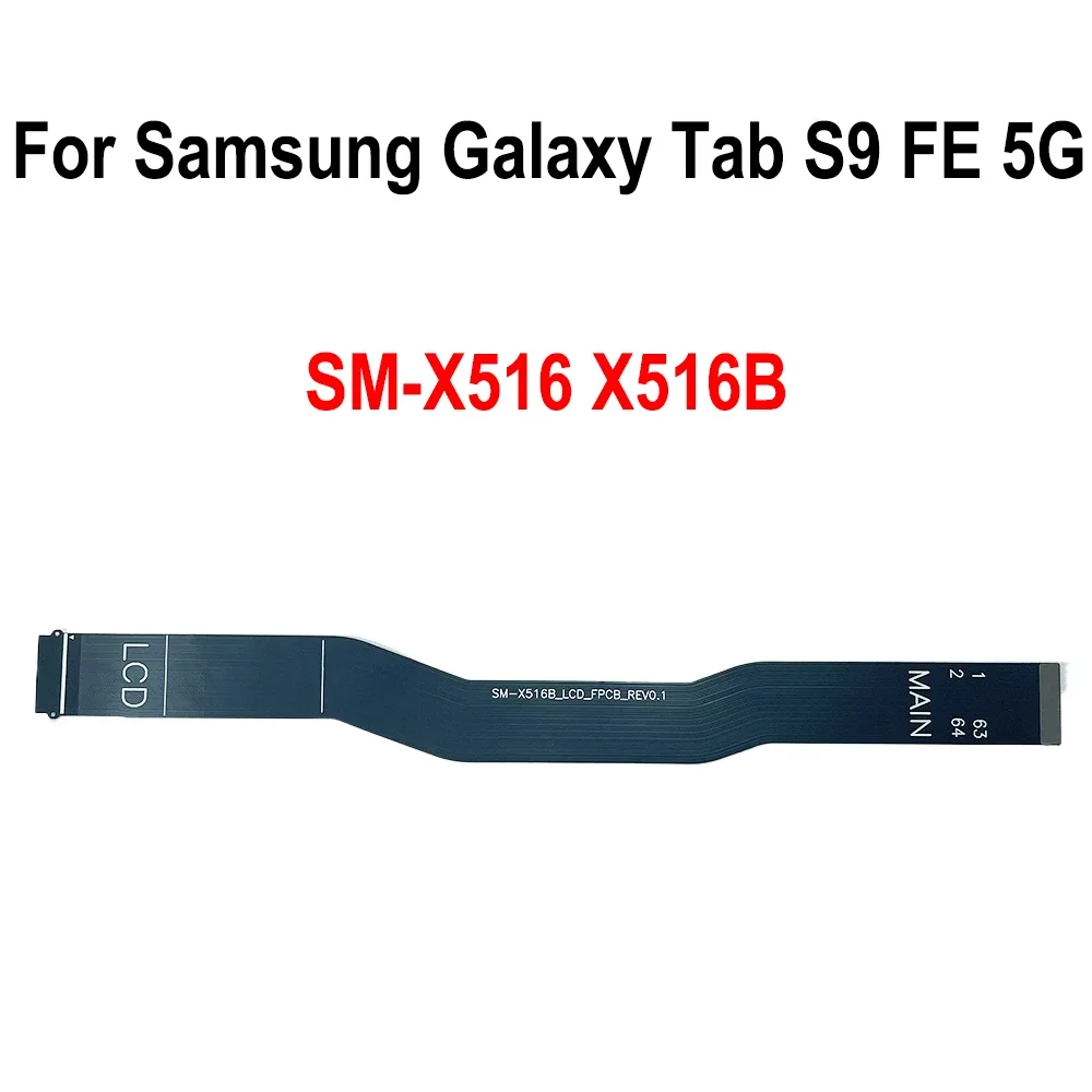 

Gefensi (дисплей) Разъем для материнской платы, гибкий ЖК-кабель для Samsung Galaxy Tab S9 FE 5G SM-X516 X516B, ЖК-разъем Fl