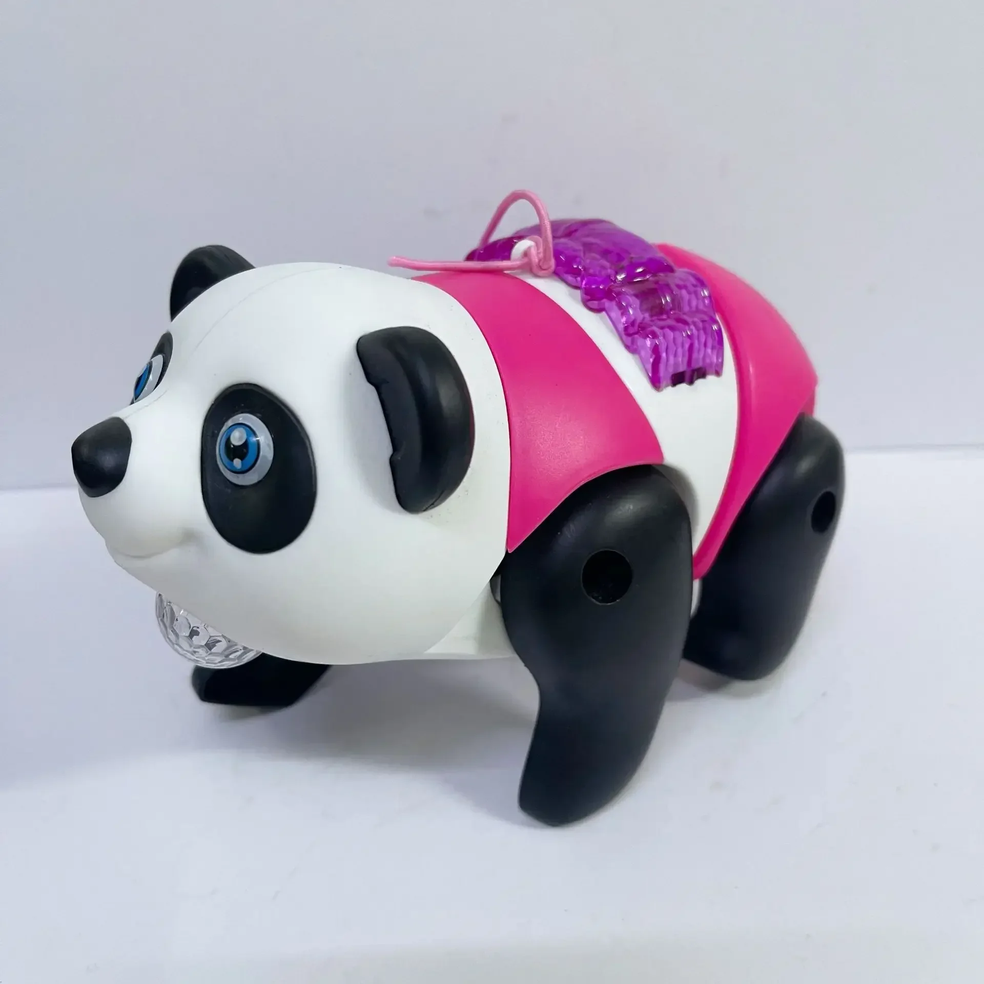 Children Cute Panda Electronic Pets Simulation Crawling Pull String Toys With Lights Music Baby Toddler Toys Kids Puzzle Toys