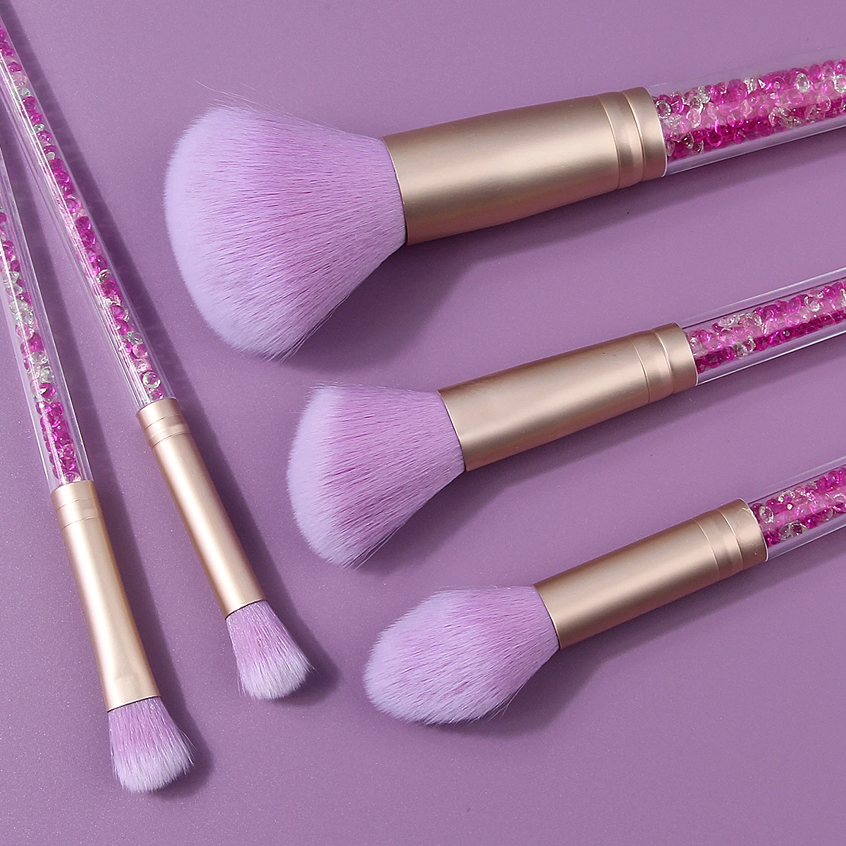 9本の繊細で柔らかいメイクブラシセット＆高弾性、水膨張メイクスポンジエッグ、三角パウダーパフ