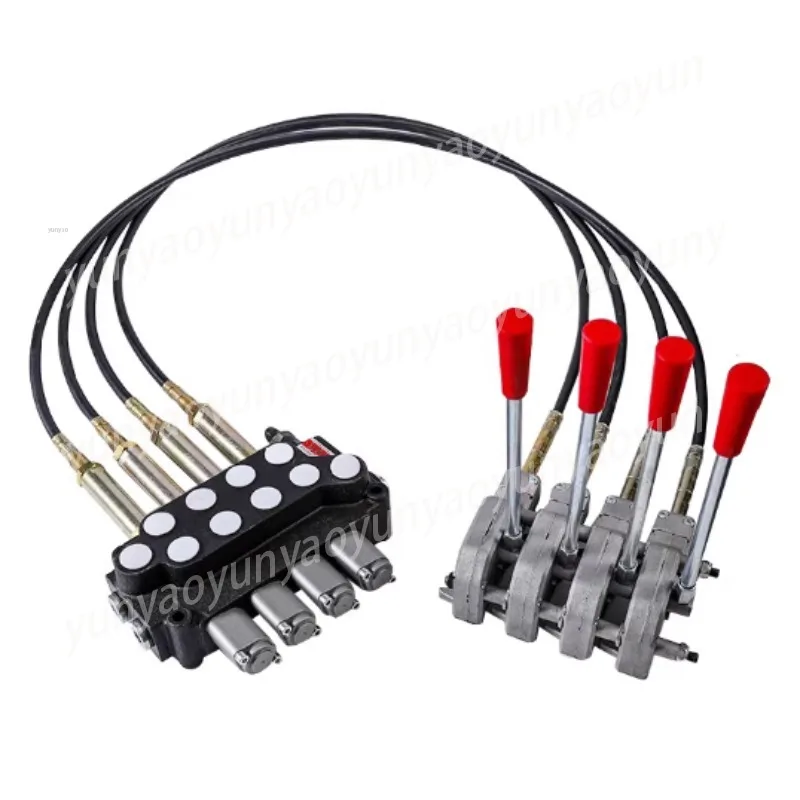 Suitable for  Pull-wire Hydraulic Multi-way Valve ZT12 Remote Control Manual Tractor Hydraulic Modified Multi-way Reversing Valv