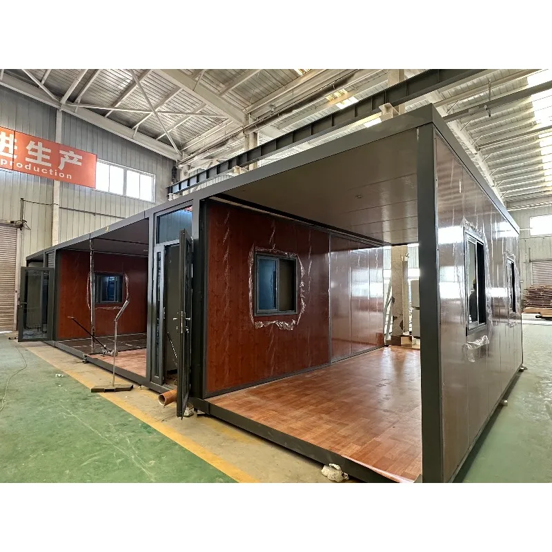 Container House 75Mm Sandwich Panel 20Ft 40Ft Prefab Luxury Villa Prefabricated Tiny Home Expandable Container House for France