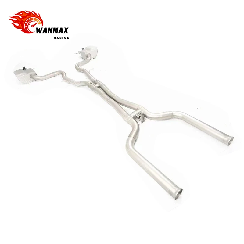 Performance Stainless Steel Valved Exhaust System for   GT63 4-Door Coupe Cat-Back