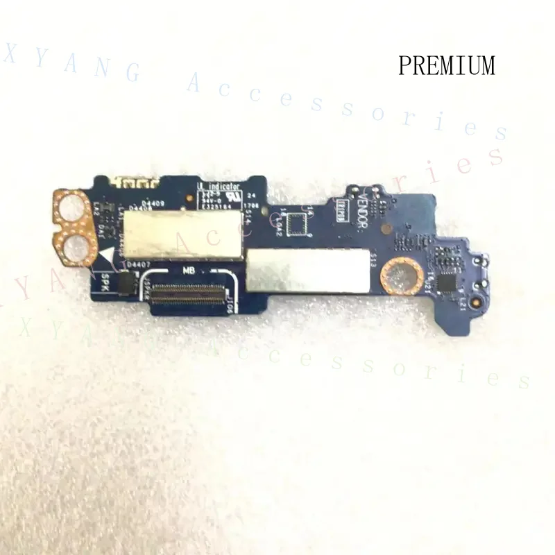 N+ Power Button Daughter Board SIM SD Card Reader Slot LS-C791P 0V242J Replacement For Dell Latitude 5175 5179 Tablet