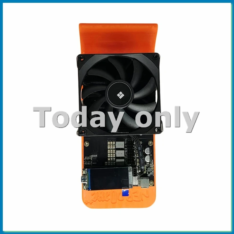 

NerdMiner для NERDQAXE++ 4.8T BTC Solo Miner 4,8T-5TH/S 75 Вт для чипов NERDQAXE 4,8 BM1370 для вилки NERDQAXE US Plug-A79U