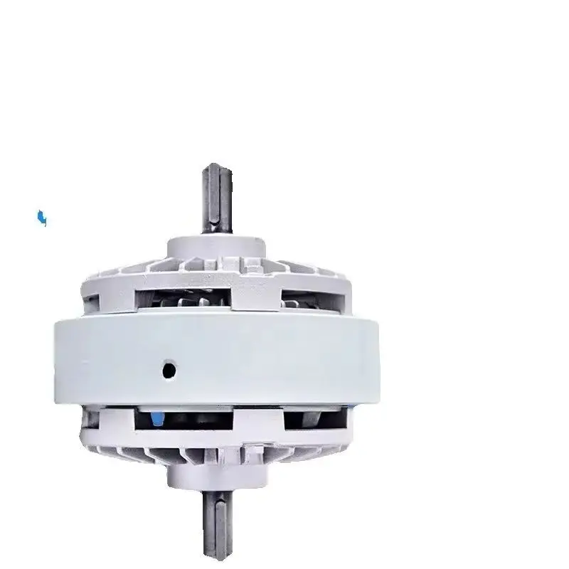 24V Double Shaft Magnetic Powder Clutch Printing Bag Making Paper Making Winding Dual Axis Clutch FL12A-1 Without Base
