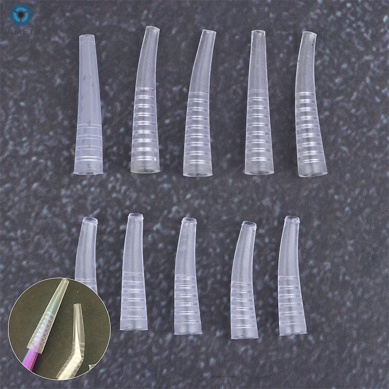 10/20Pcs 26/32MM Eyelashes Tweezers Silicone Covers Tweezer Tips Protect Case Prevent Hit Eyelashes Supplies Accessories