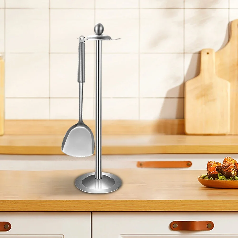 Stainless Steel Spoon Rest and Holder for Kitchen Use Featuring Sleek Design and Construction to Prevent Countertop Mess