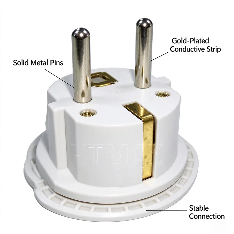 Korea EU Plug Adapter 16A 250V Travel Adapter Converter 2 Round Socket High Quality Universal AU US UK CN To EU KR Wall Socket