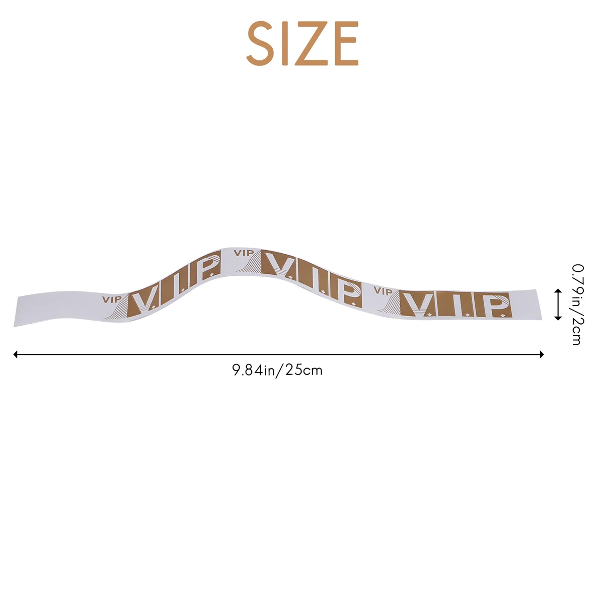 【قطرة السعر!】500 قطعة من أساور المعصم VIP خفيفة الوزن للمناسبات، أساور معصم مخصصة للحفلات، شارة ملونة مقاومة للماء