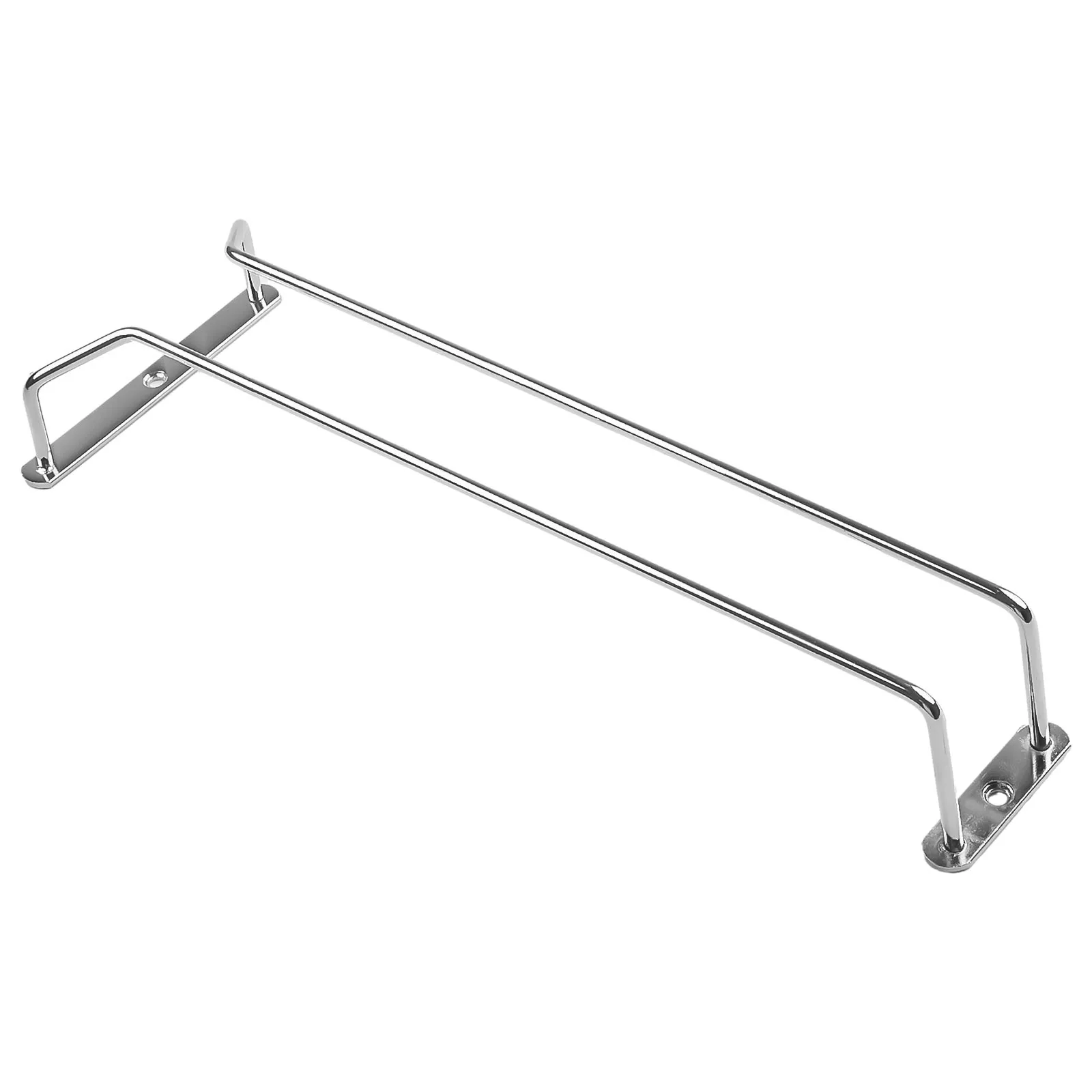 Wine Glasses Holder Bartender Stemware Hanging Rack Under Cabinet Stemware Organizer Glass Goblet Stainless Steel Rack Bar Tool