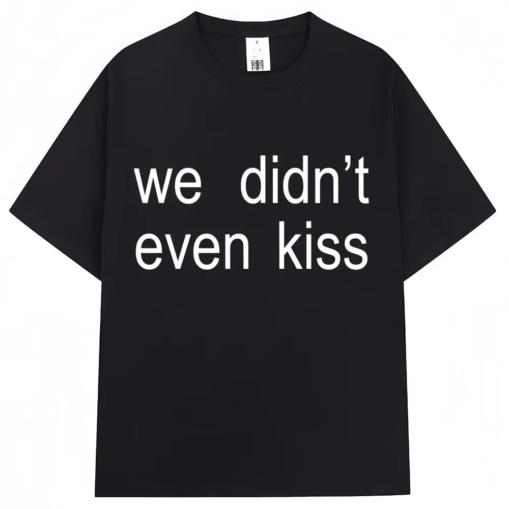 Heated Rivalry We Didn't Even Kiss Print T-Shirts Men Women Fashion Funny T Shirt Oversized Cotton High Quality Tees Streetwear