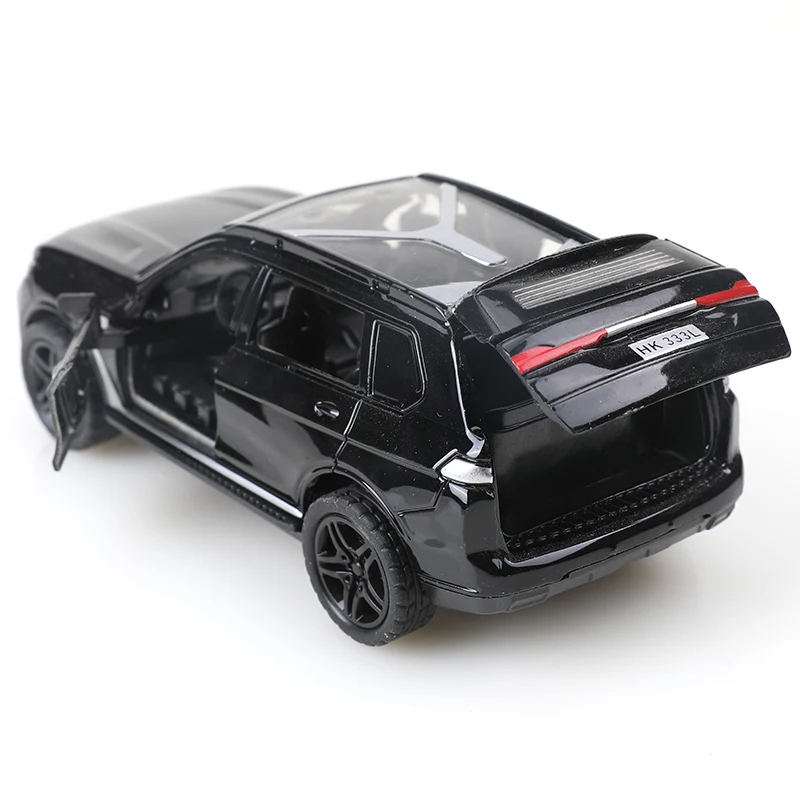 (Bagged) 1/36 Scale Replica X5 Off-Road Toy Car Model, Die-Cast Metal, Boy's Toy, Three Doors Can Be Opened, Pullback Function.