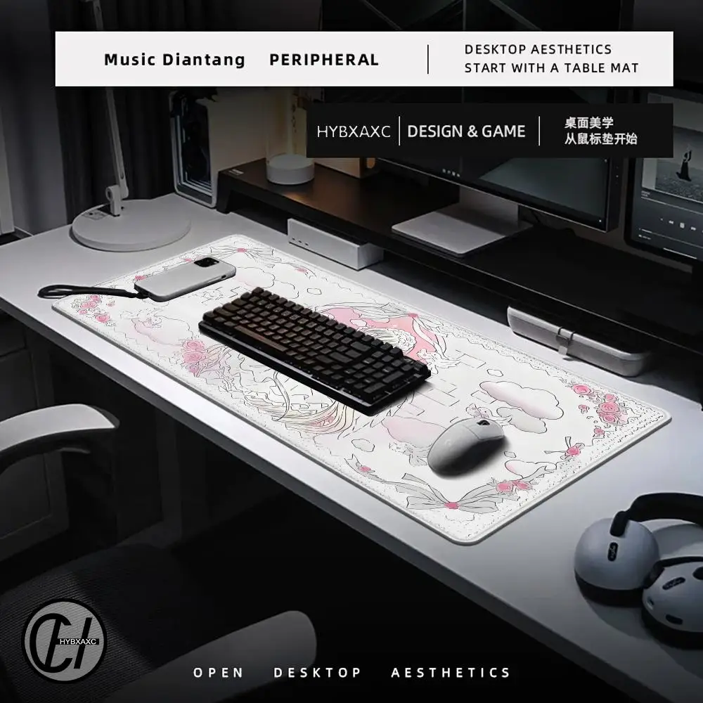 

600x300 Large Cartoon Mouse Pad Waterproof Gaming Computer Table Mat Kawaii Mouse Mat Desk Costers Office HYBXAXC