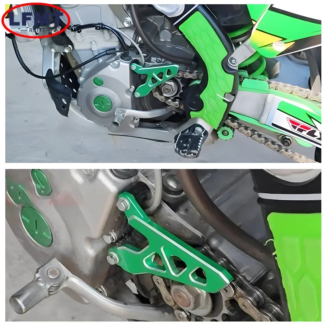 For Kawasaki Motocross Front Sprocket Cover Chain Protector Guard D-TRACKER KXF 250 450 KX250F KX125 KX250 KX250F KX450F KLX250