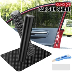 PVC araba pencere filmi Sticker cam ön siyah güneş filmi güneş UV koruma araba pencere tonu güneş gölge gizlilik koruma