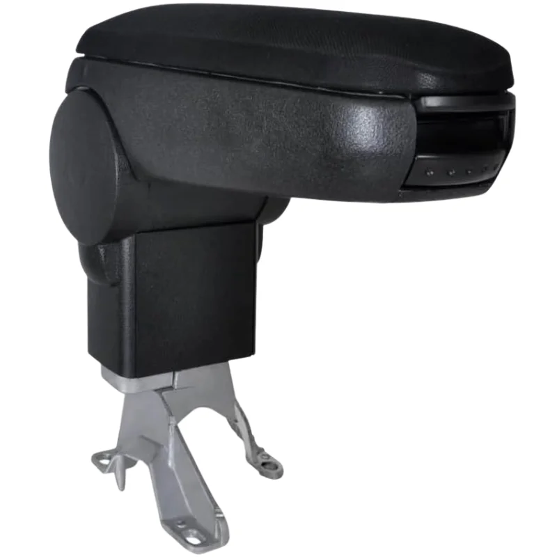 For VW Golf 4 Bora Variant New Beetle 1999-2004 Armrest Center Console Storage Box Black Leatherette / Fabric